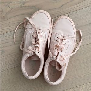 Vans light pink sneakers